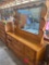 Basset Furniture dresser and mirror