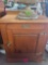 White Clad wooden cabinet/side table