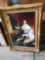Gold framed Canvas picture 31 in across 47 in high