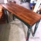 Long table 4 ft x 16 in 29 in high