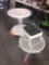 3- patio tables/stool