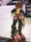 Chalkware cowboy figure 31 in high