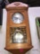 Vintage key wind wall clock with key