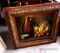 Antique wooden frame fruit picture signed 31 in x 27 in