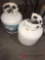 2- propane tanks empty
