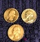 3- Silver quarters 1944-1959-1964