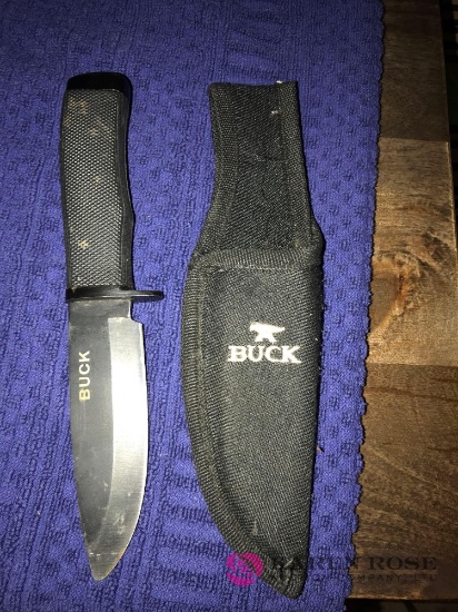 Buck hunting knife fixed blade with Shealth