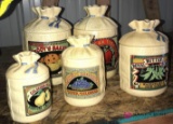 5- piece Canister set no chips