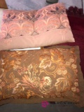 2- vintage decorative pillows
