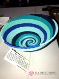 Zulu Telephone Wire basket made in South Africa