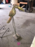 Metal bird 3ft tall