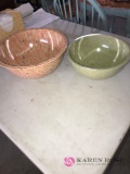 Texas ware bowl & Apollo ware bowl