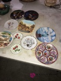 10- collectible plates