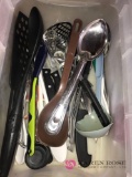 Assorted kitchen utensils