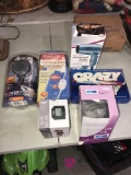 Waterpik/heating pad/2- blood pressure monitors/curling iron/hair dryer
