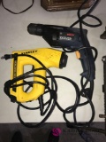Bosch electric drill/Stanley electric stapler/mail gun