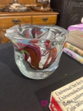 signed blown glass