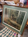 Owen Gromme 1972 Pencil signed framed picture