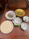 6- Decorative bowls and plates