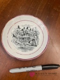 Rare 5 in pilgrim print tea cup and saucer
