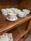 11- matching tea cups and saucer?s
