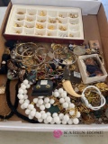 costume jewelry lot earrings and more