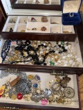 jewelry box, full of custom, jewelry, and rings