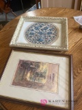 2- 14x19 in framed art