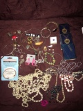 Assorted costume Jewelry