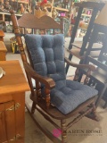 wooden rocking chair