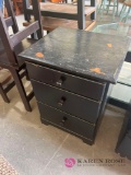 20x25 in three drawer nightstand