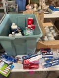 lotion toothbrush?s toothpaste lot