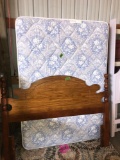 Full size bed frame mattress and box spring