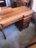 Wooen desk 42 in x 18 in across 30 in tall