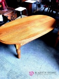 Wood coffee table 45 in x 26 in & 17 in tall