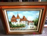 Canvas picture signed 23 in x 20 in