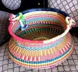 The blessing basket project handmade basket by NBOO 2014 from ghana