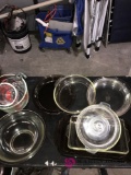 12-Pyrex dishes