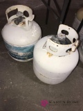 2- propane tanks empty