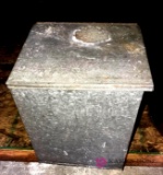 Vintage Sealtest galvanized metal milk box