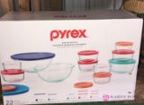 22-piece Pyrex prep/store set