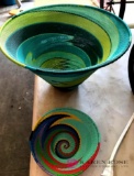 2- Handmade basket bowls
