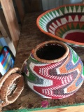 handmade bowl& covered dish