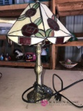 lead glass lamp 15 inches high