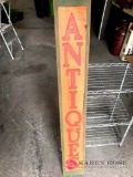 Antique wooden sign