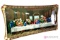 Reversed painting framed last supper picture 30 in x 15 in