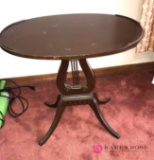 Antique table 25 in 17 in & 25 in high