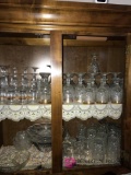 Assorted crystal glassware stem glasses/bowls