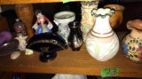 Vases/figures/wooden pieces