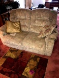 Loveseat with recliners on each side bring help to load , heavy